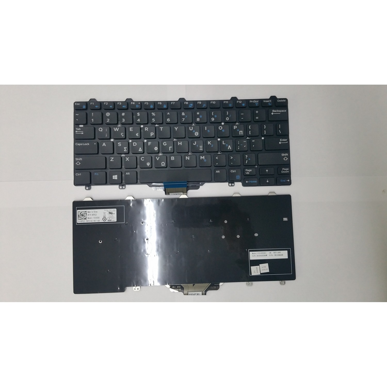 Tastatura laptop noua originala Dell Latitude E7270 E5270 Greek DP/N HTNJ3